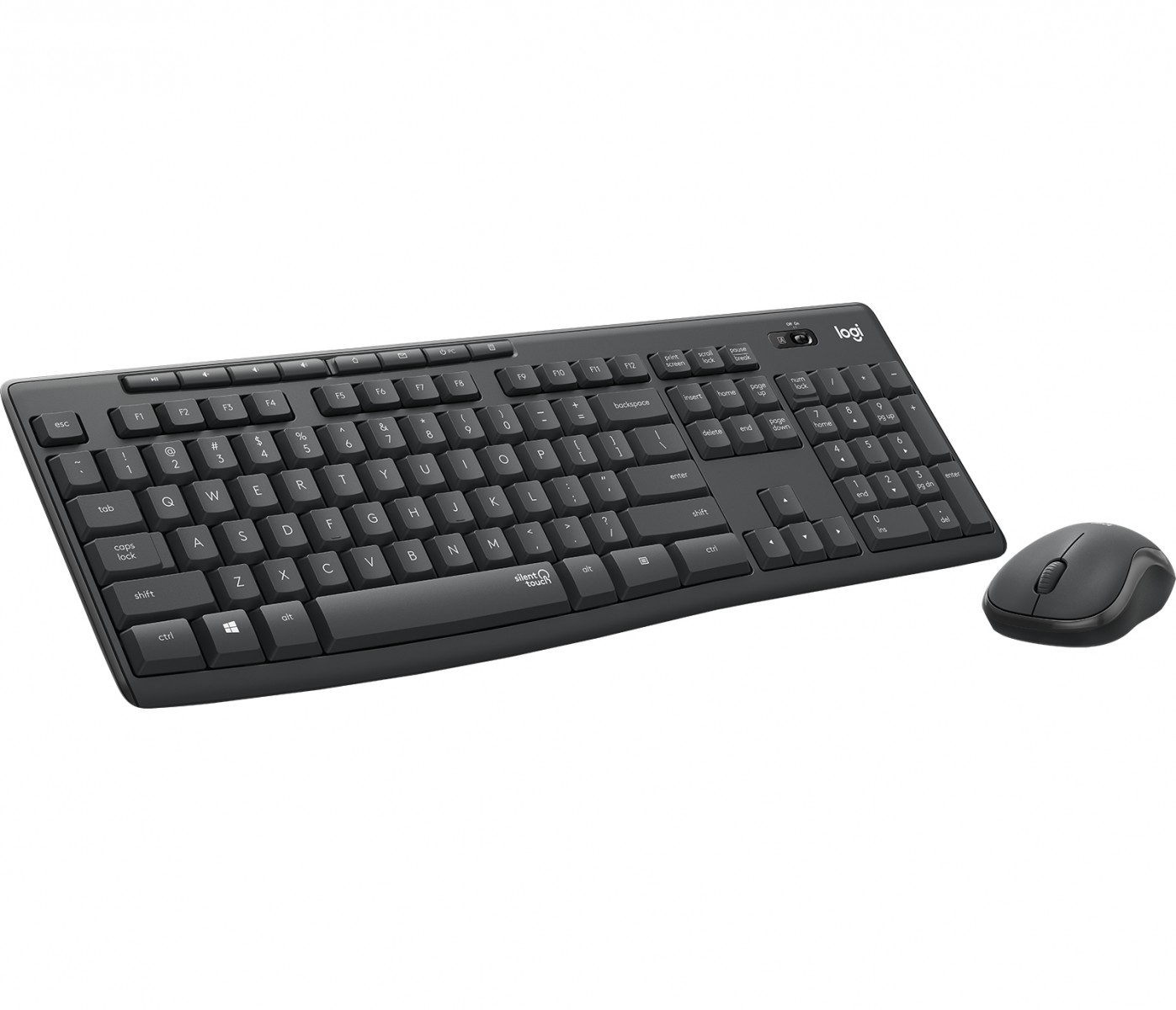 MK295 Silent Wireless Combo – GRAPHITE – US INT’L – 2.4GHZ – N/A – INTNL