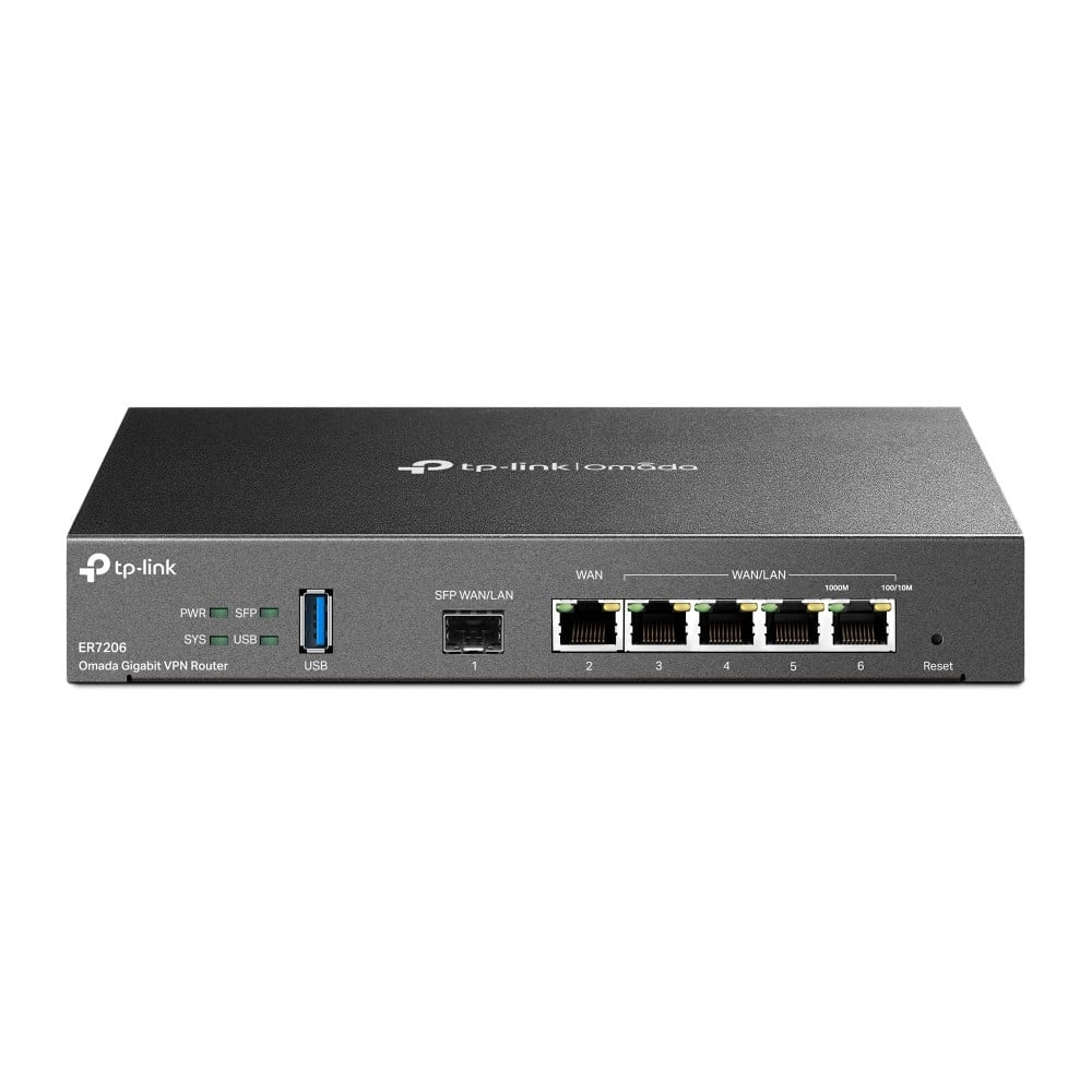 TP-Link SafeStream ER7206 (TL-ER7206) Gigabit Multi-WAN Omada VPN Router