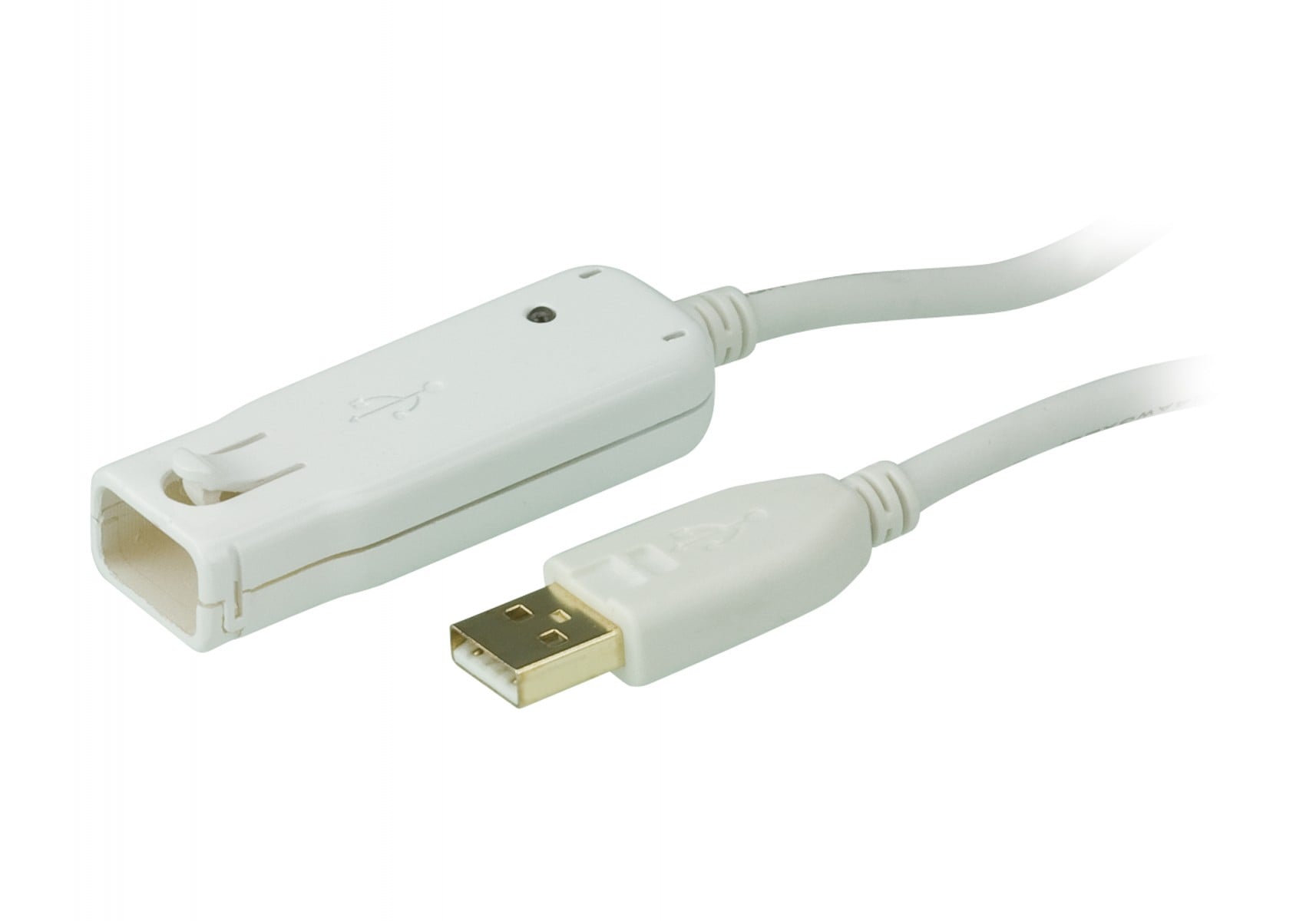 USB 2.0 Extender Cable 12m – 12 m – USB A – USB A – USB 2.0 – 480 Mbit/s – White