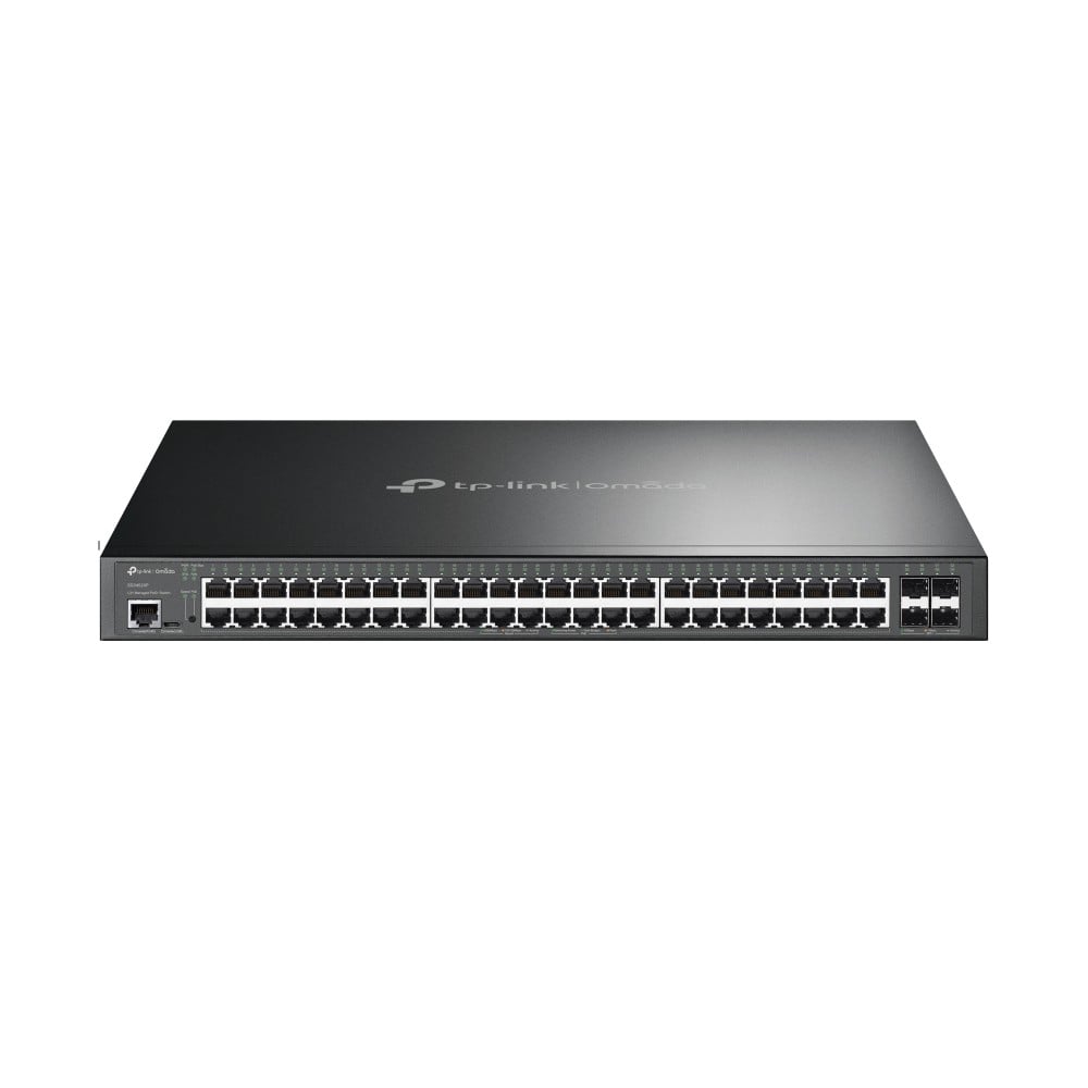 TP-Link SG3452XP (TL-SG3452XP) JetStream™ 48-Port Gigabit and 4-Port 10GE SFP+ L2+ Managed Switch with 48-Port PoE+