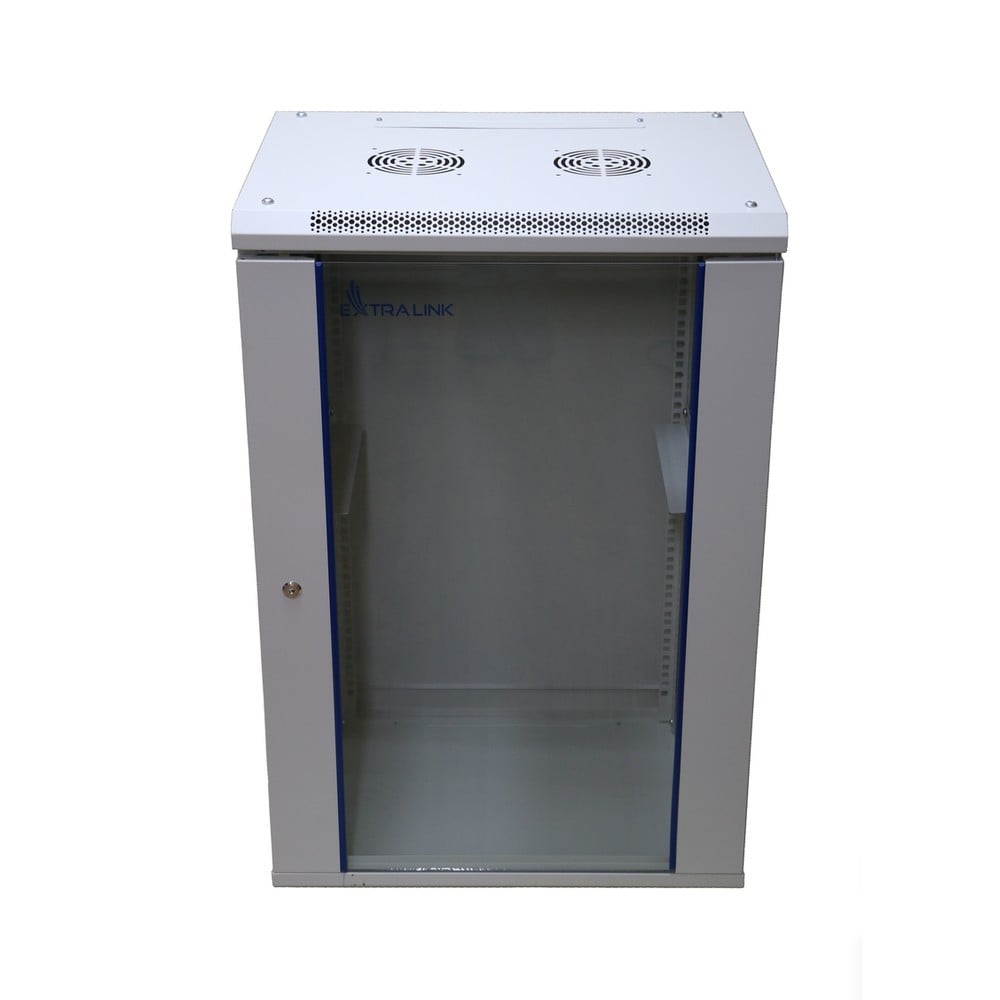 Extralink 18U 600×600 Gray | Rackmount cabinet | wall mounted
