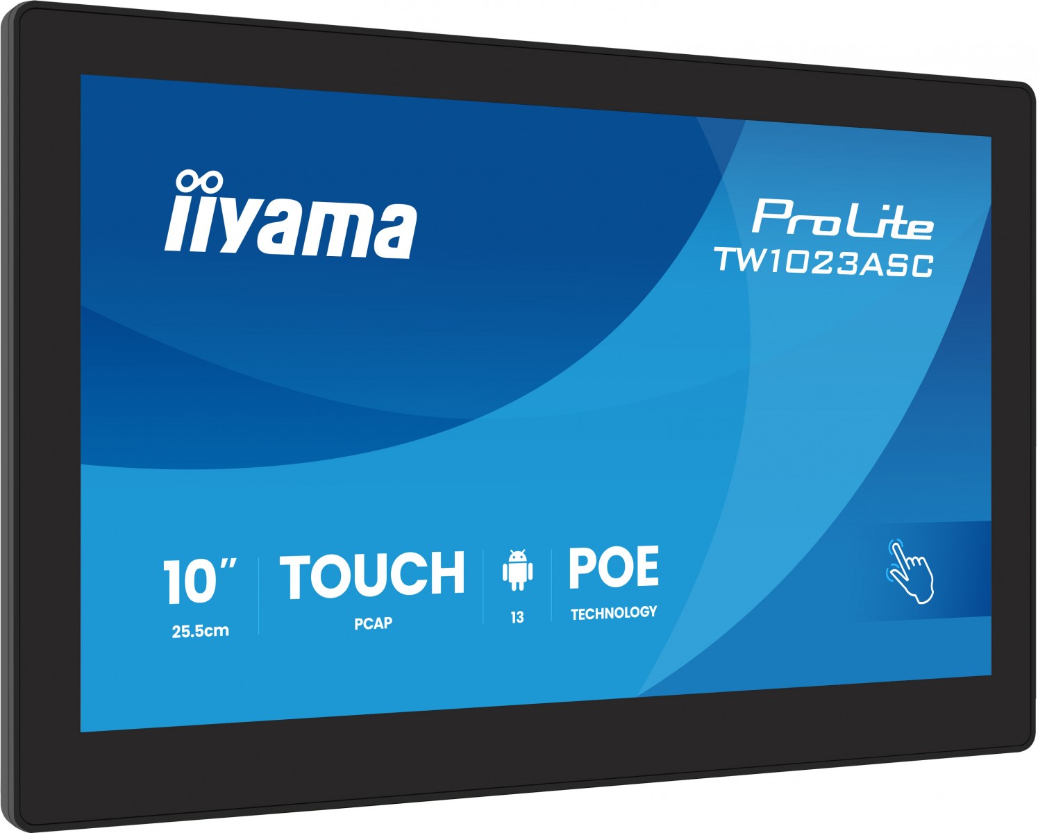 IIYAMA TW1023ASC-B3P Panel-PC SOC RK3568 10.1inch IPS PCAP 10Point Touch 4GB 32GB Android 13+GMS Speakers Wi-Fi BT5.2