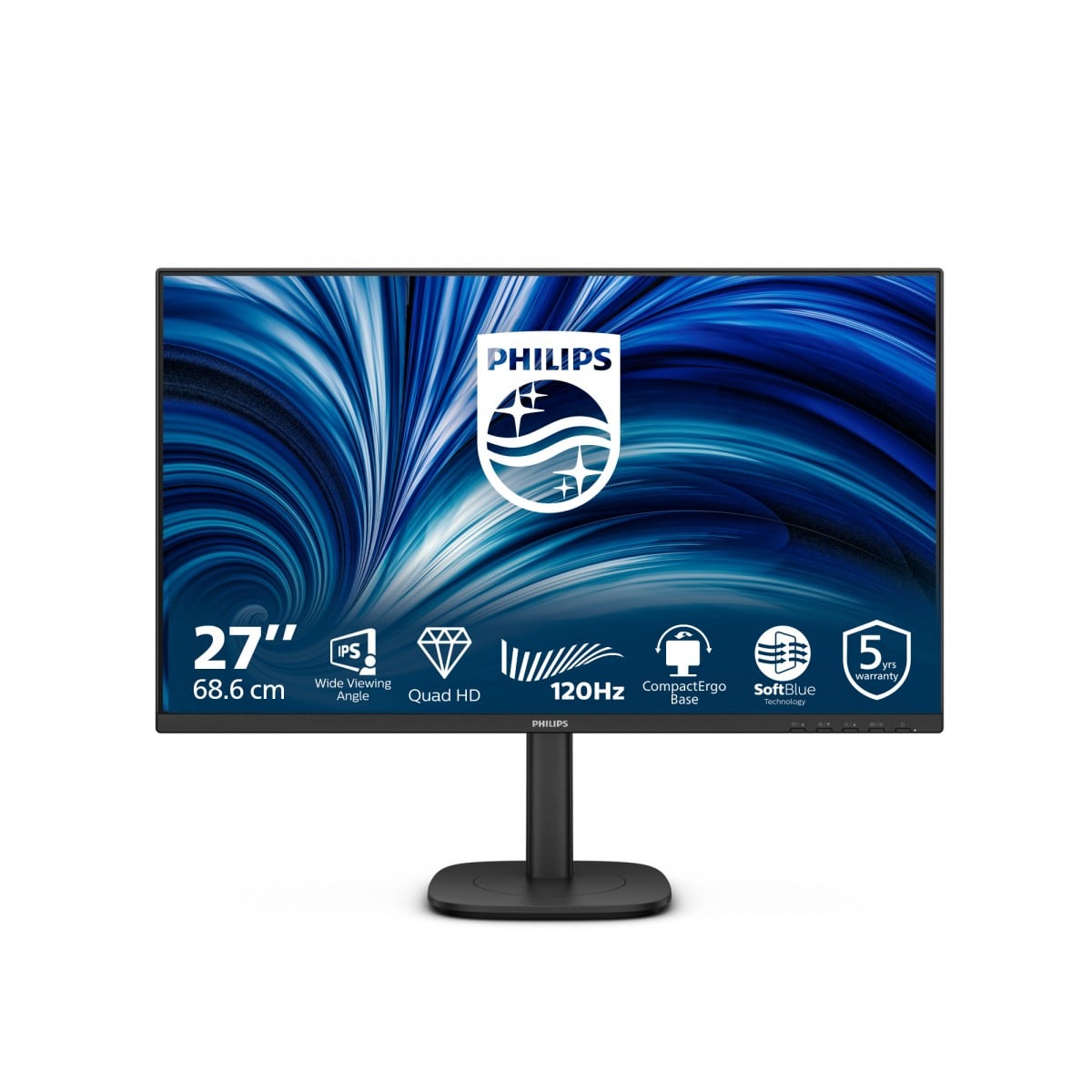 Philips 27B2N3500J/00 computer monitor 27″ 2560 x 1440 pixels 2K LCD Black