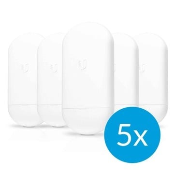 Ubiquiti Networks NanoStation 5AC Loco 450 Mbit/s White Power over Ethernet (PoE)(LOCO5AC-5) (5-pack)