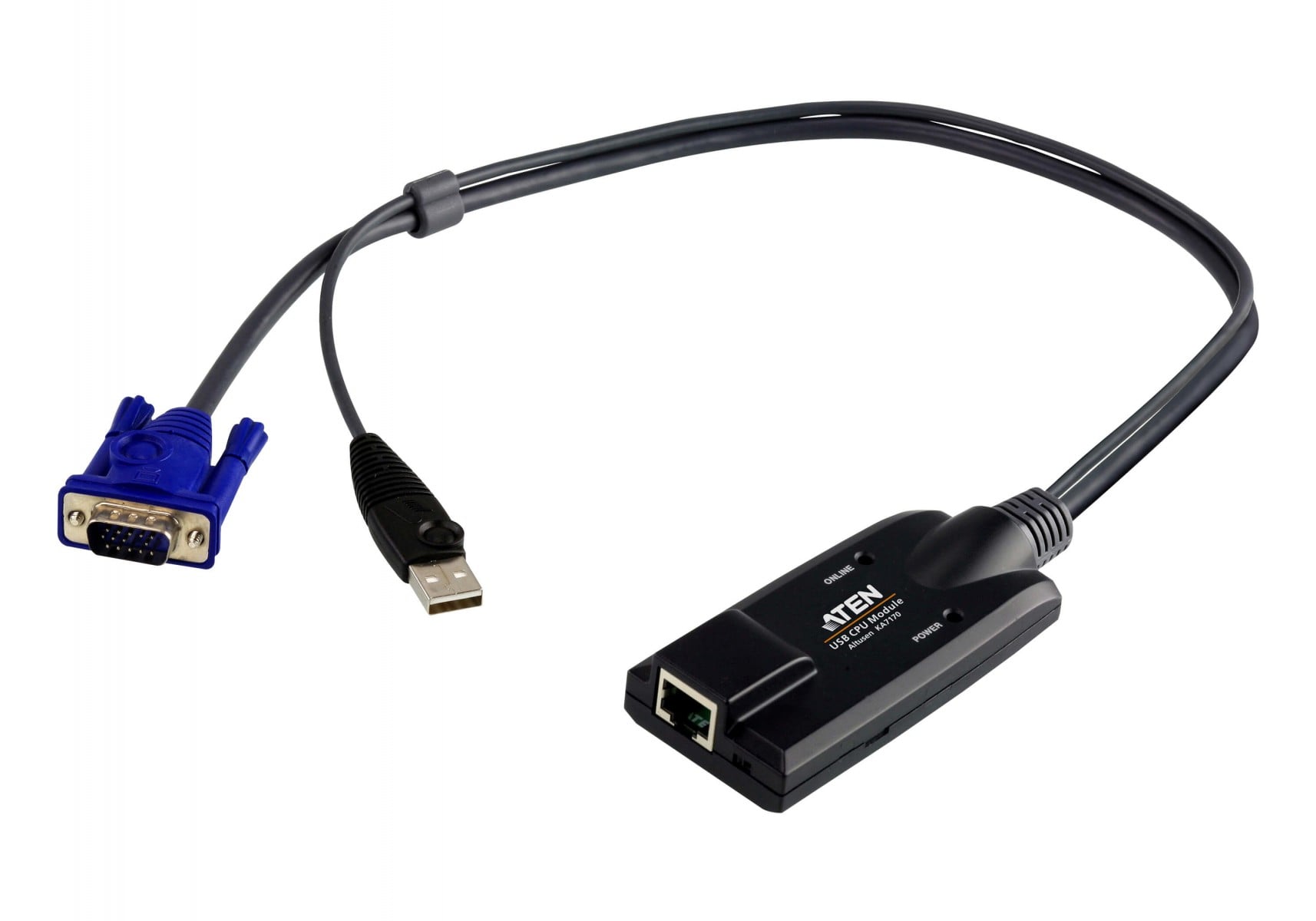 ATEN USB VGA KVM Adapter with Composite Video Support