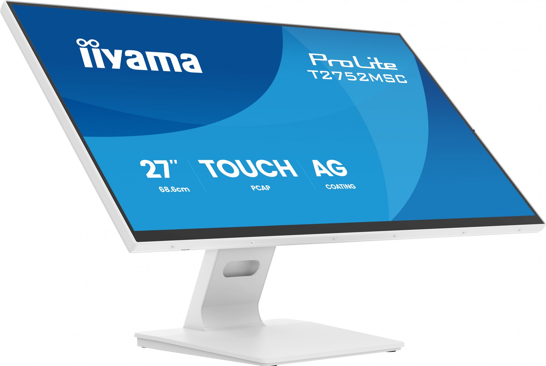 iiyama ProLite T2752MSC-W1AG computer monitor 27″ 1920 x 1080 pixels Full HD LCD Touchscreen White