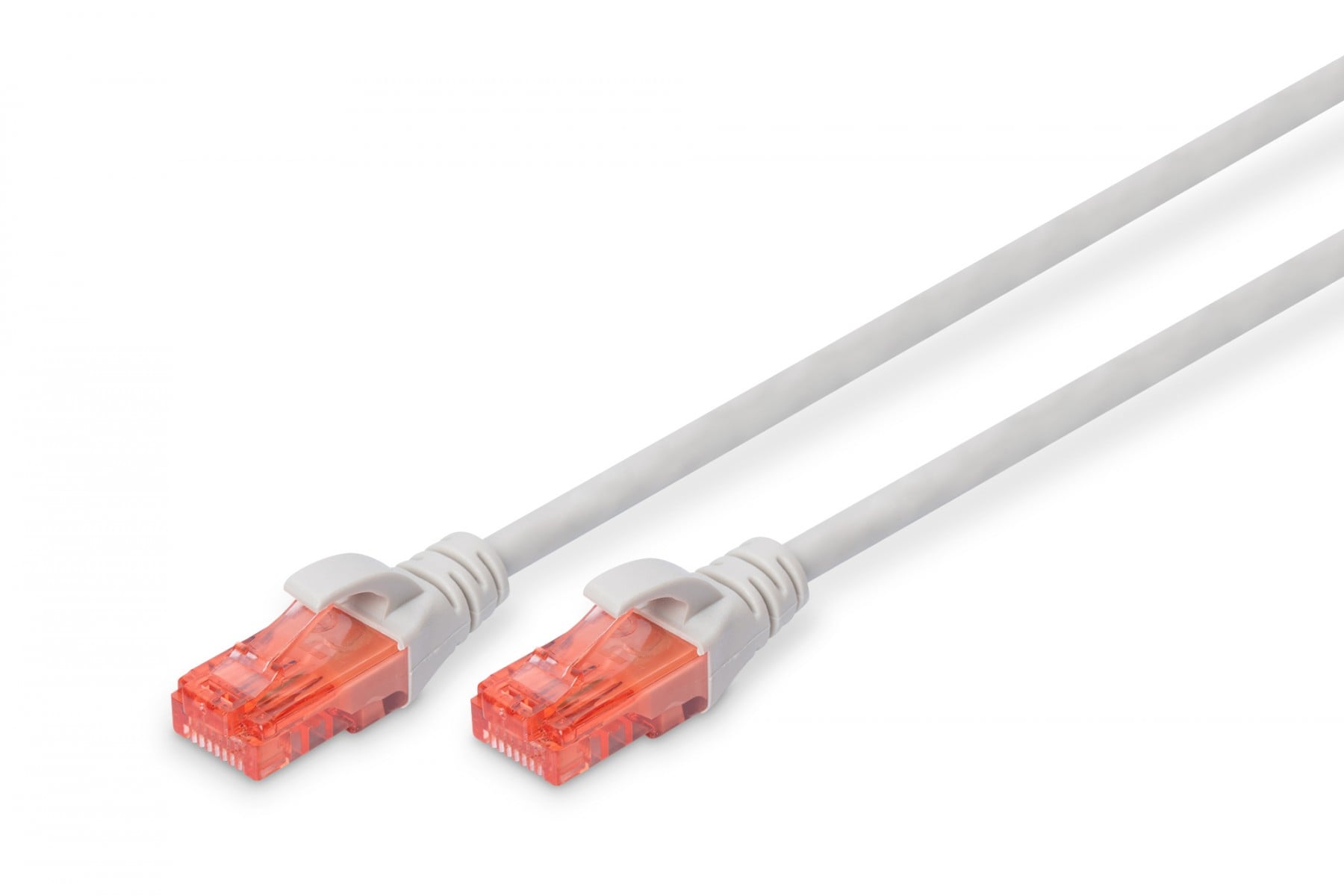 CAT 6 U-UTP patch cord, Cu, LSZH AWG 26/7, length 1 m, color Grey