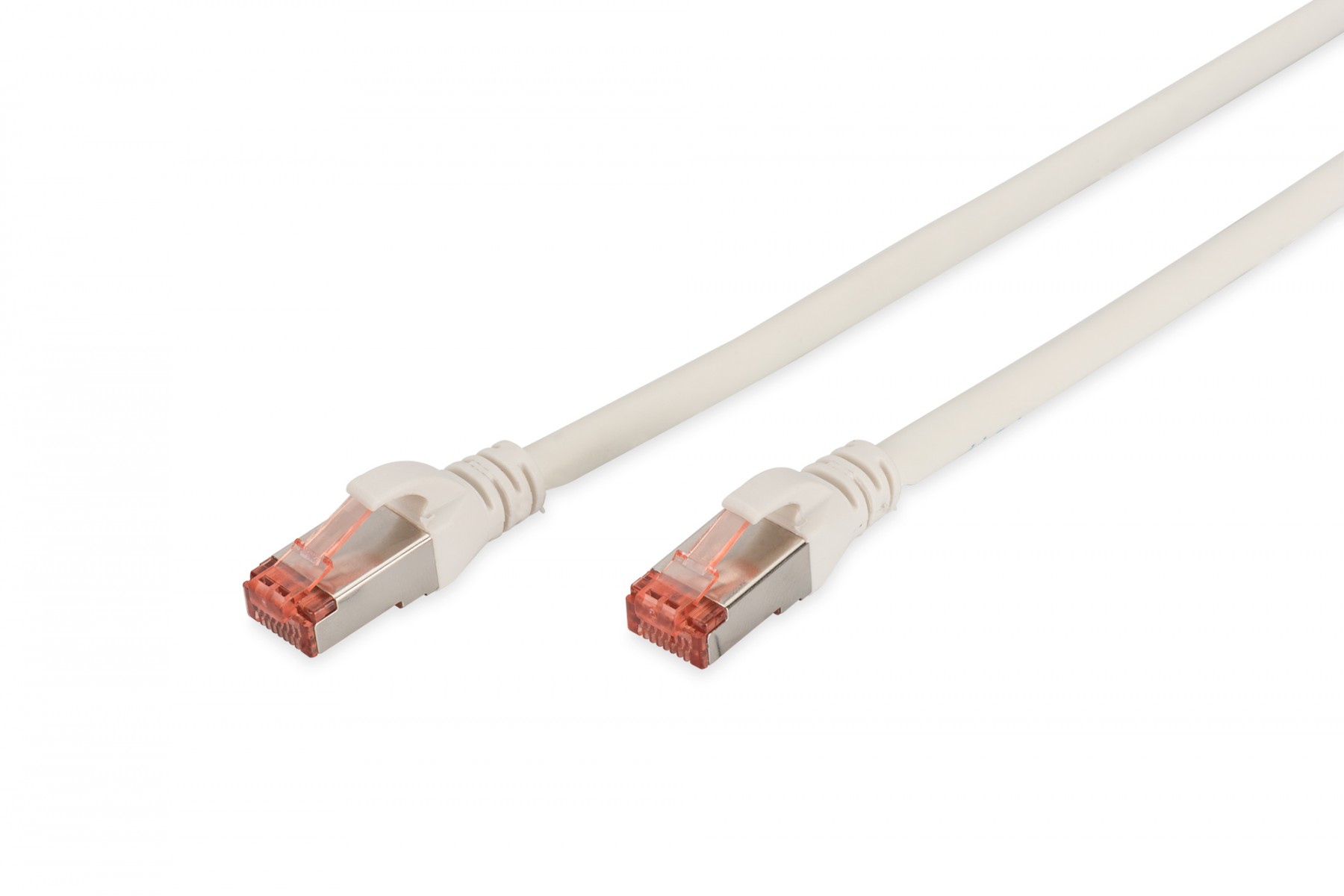 CAT 6 S-FTP patch cord, Cu, LSZH AWG 27/7, length 1 m, color white