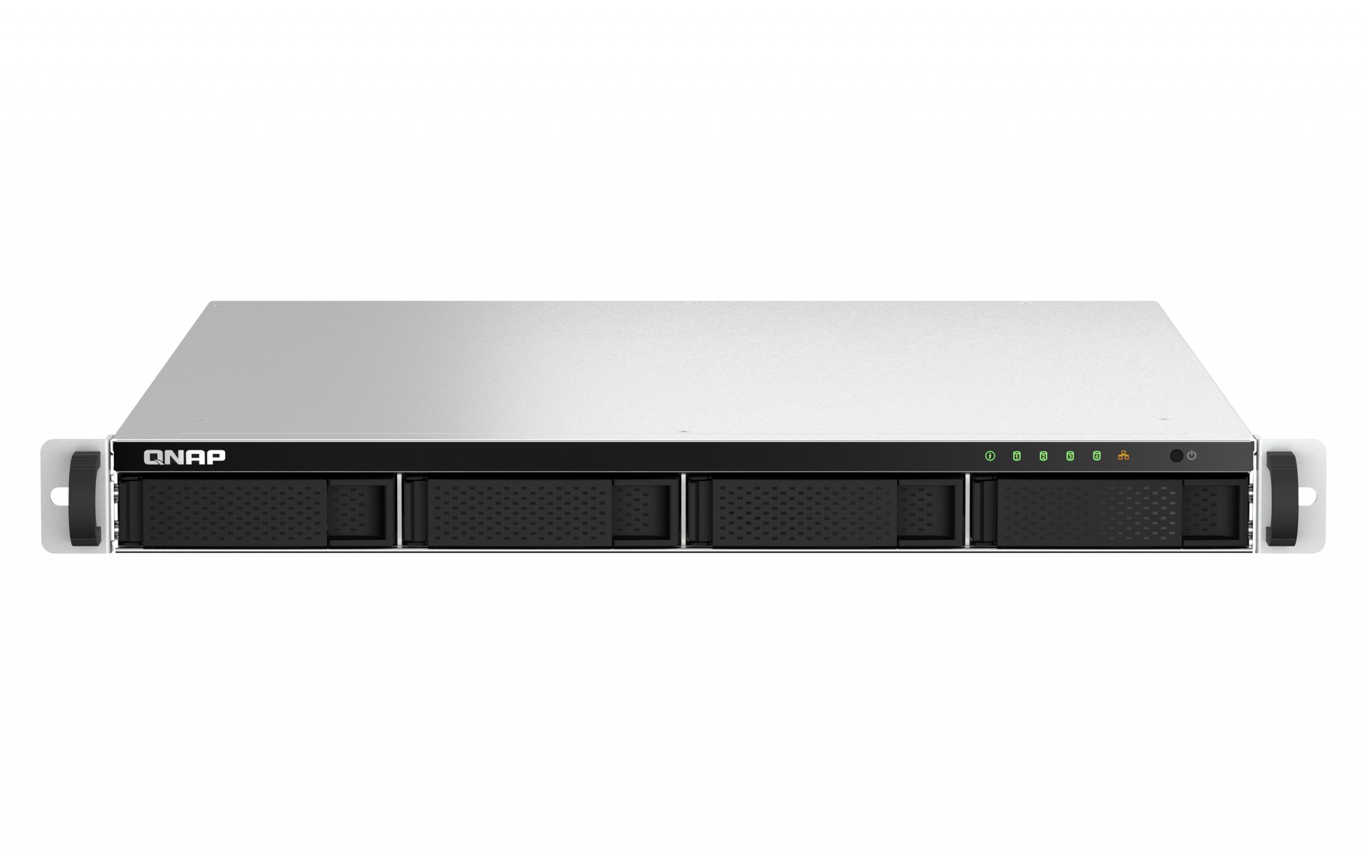 QNAP TS-464U-RP-8G NAS Rack (1 U), 4 disk bays, Intel Celeron N5105/N5095 4-core/4-thread processor