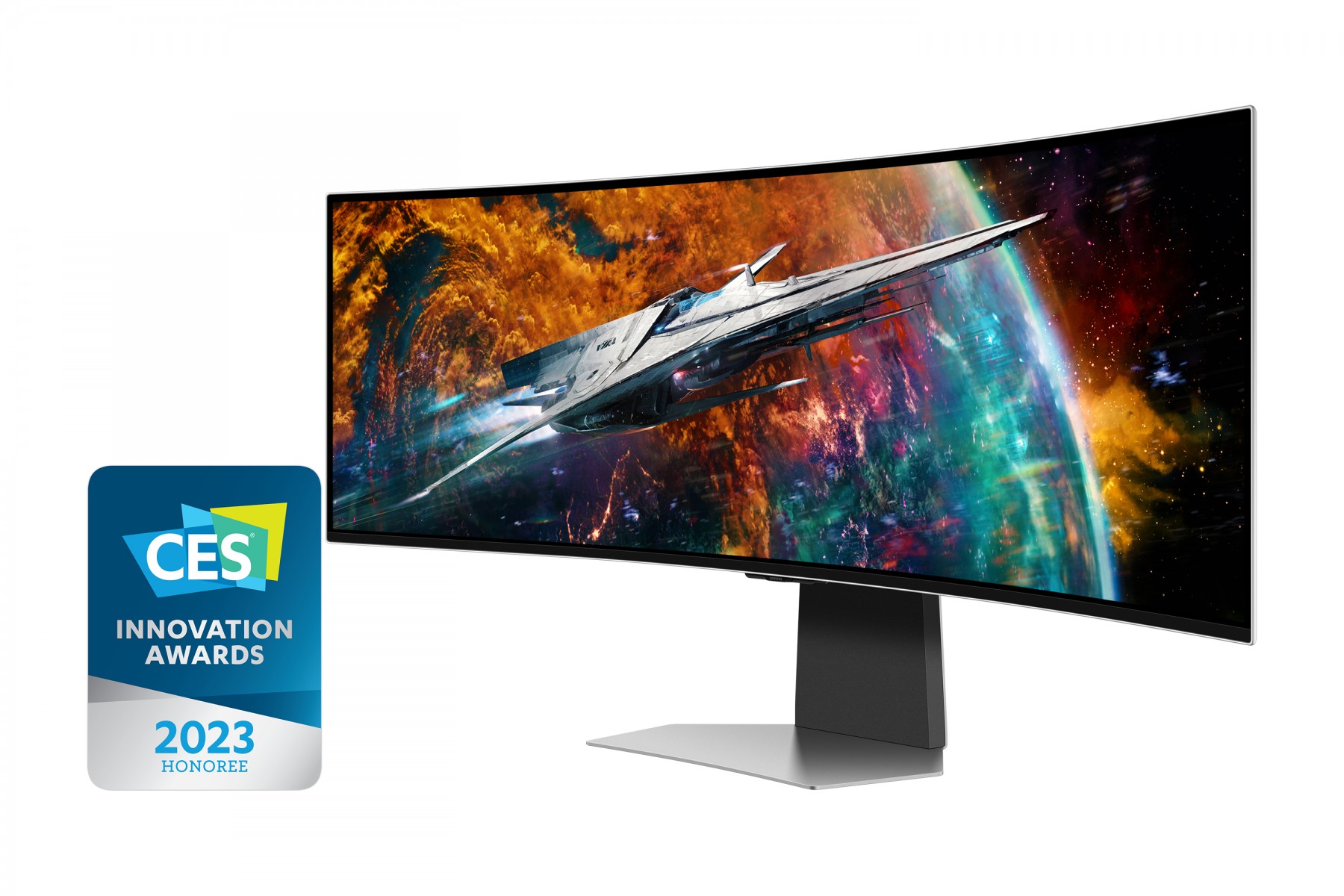 Samsung LS49CG950SUXEN 49 Inch Dual QHD OLED Monitor with USB Hub