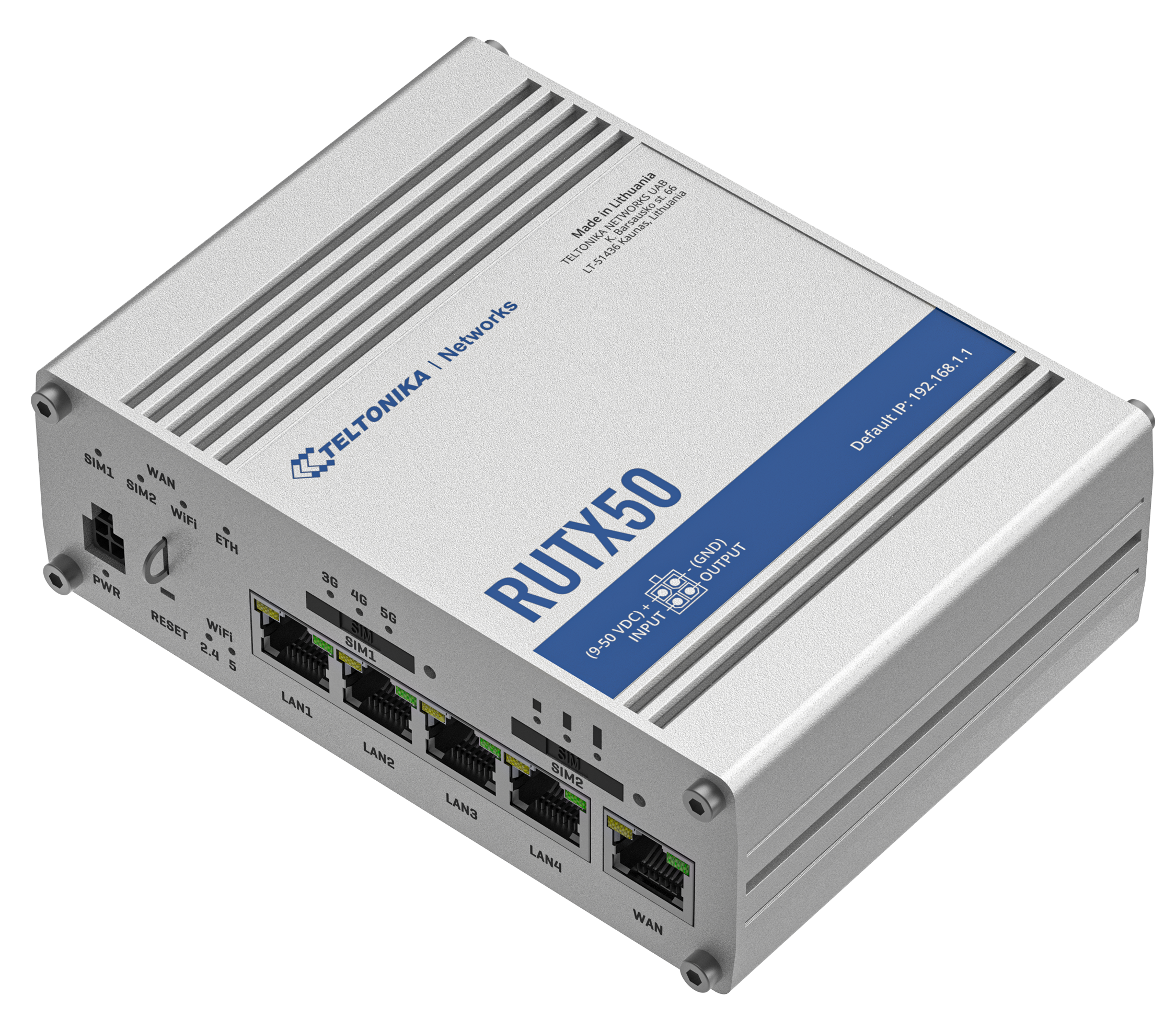 Teltonika RUTX50 Industrial 5G Router with WIFI