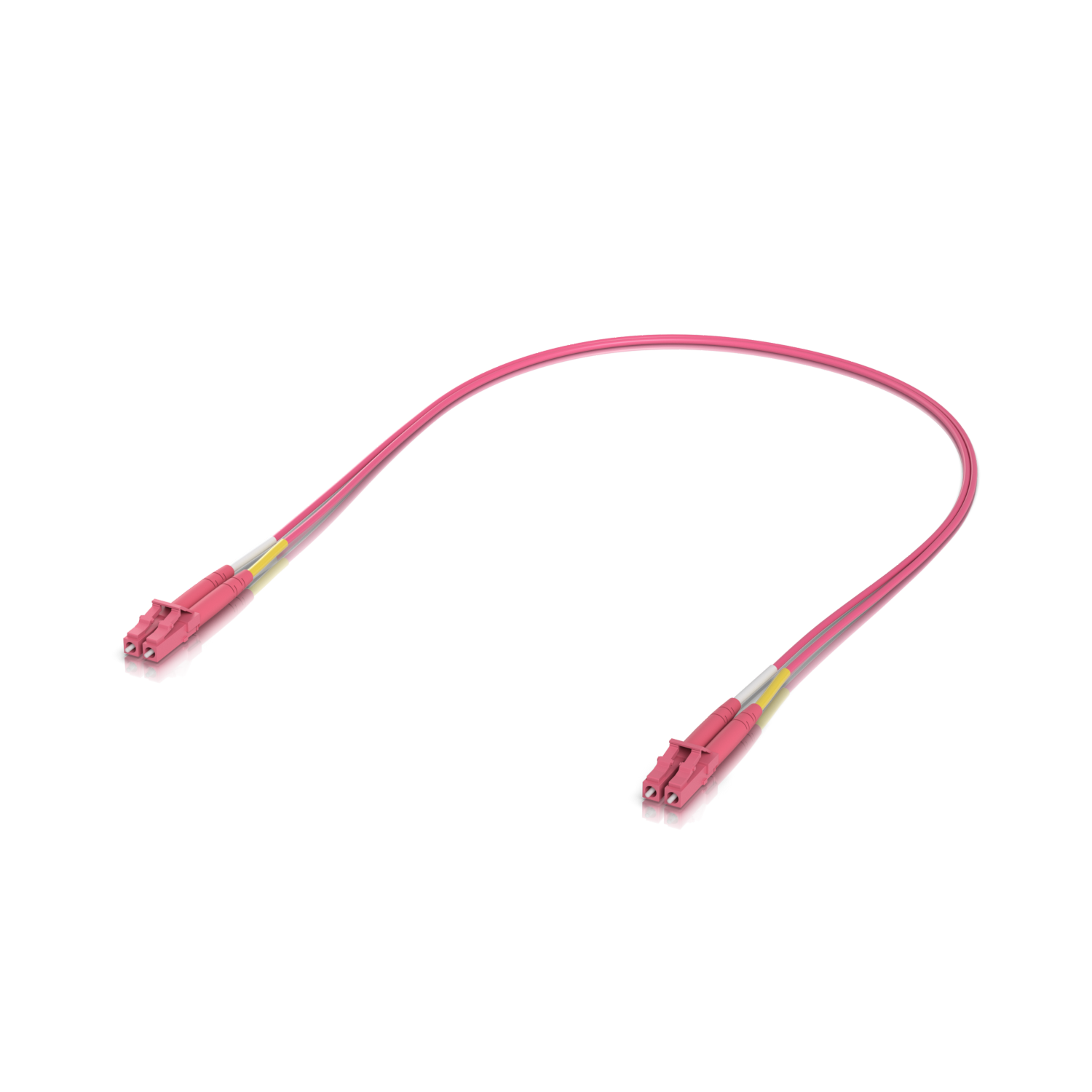 Ubiquiti UACC-OFC-M2-LULU-1M OM4 Duplex LC UPC Fiber Patch Cable