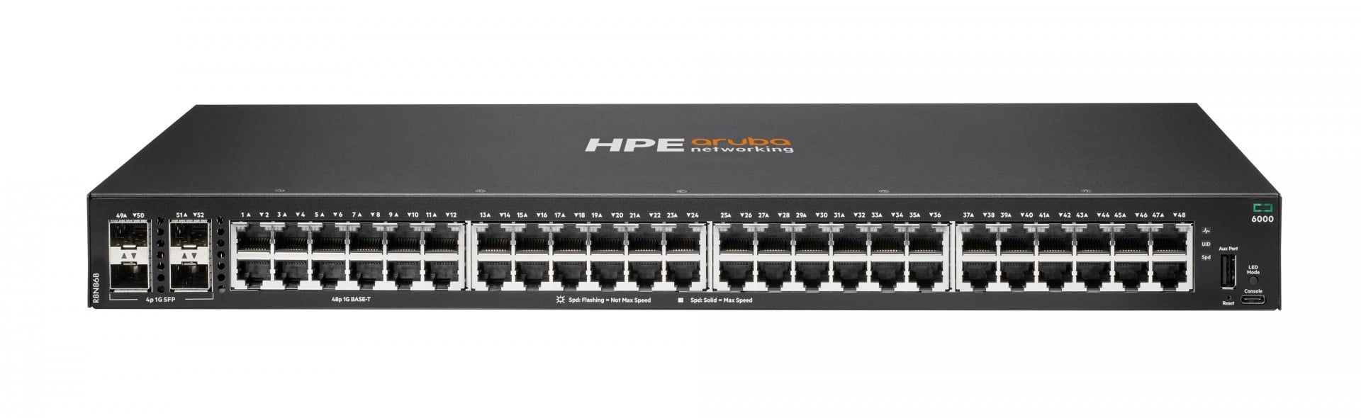 HPE R8N86B Aruba Networking CX 6000 48p 10M/100M/1G 4p SFP 1G Switch