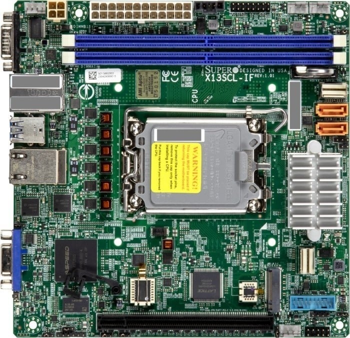 Supermicro motherboard MBD-X13SCL-IF-B Socket V0 Mini-ITX