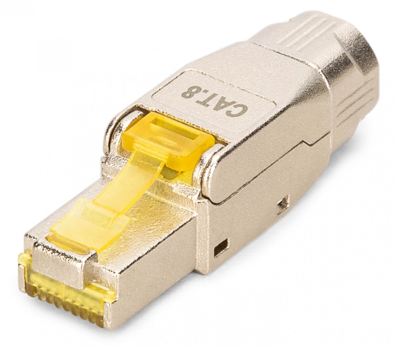 Modular RJ45 plug cat.8.1, PoE++, 25/40GbE, shielded, screwable, tool-less, AWG 26-22