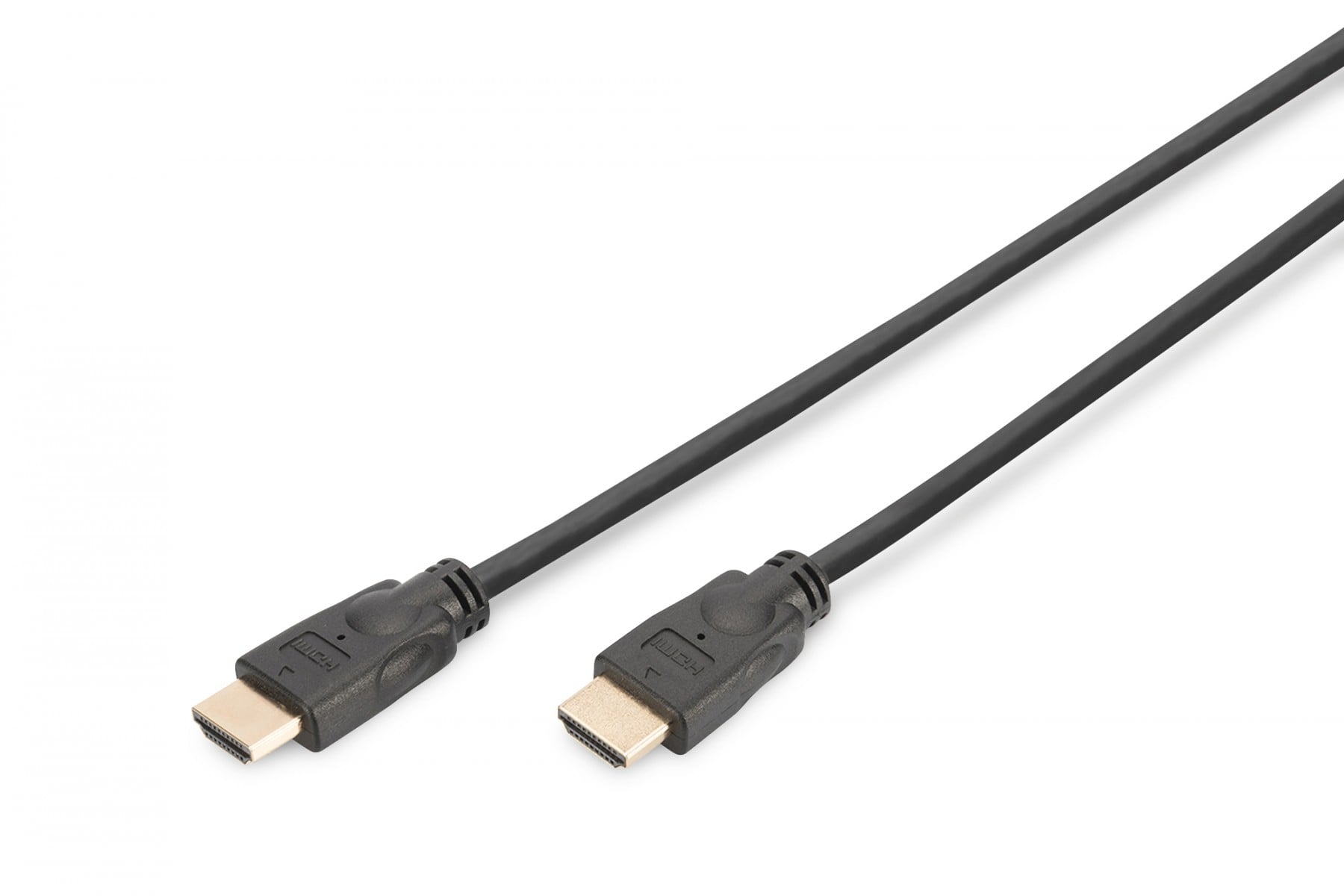 HDMI Premium High Speed connection cable, type A M/M, 5.0m, w/Ethernet, Ultra HD 60p, gold, bl