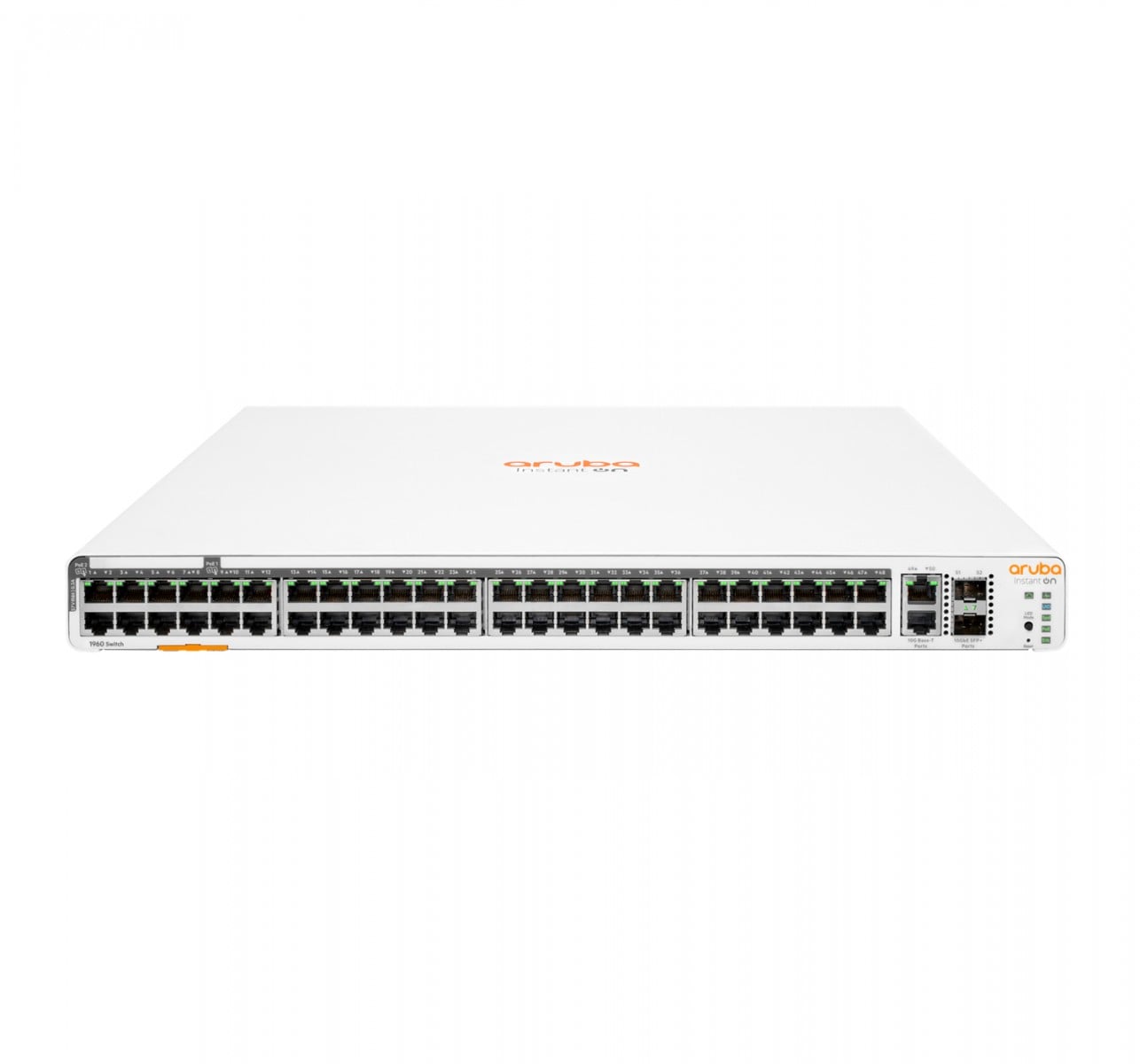 HPE Aruba Instant On 1960 48G 40p Class4 8p Class6 PoE 2XGT 2SFP+ 600W Switch (JL809A)