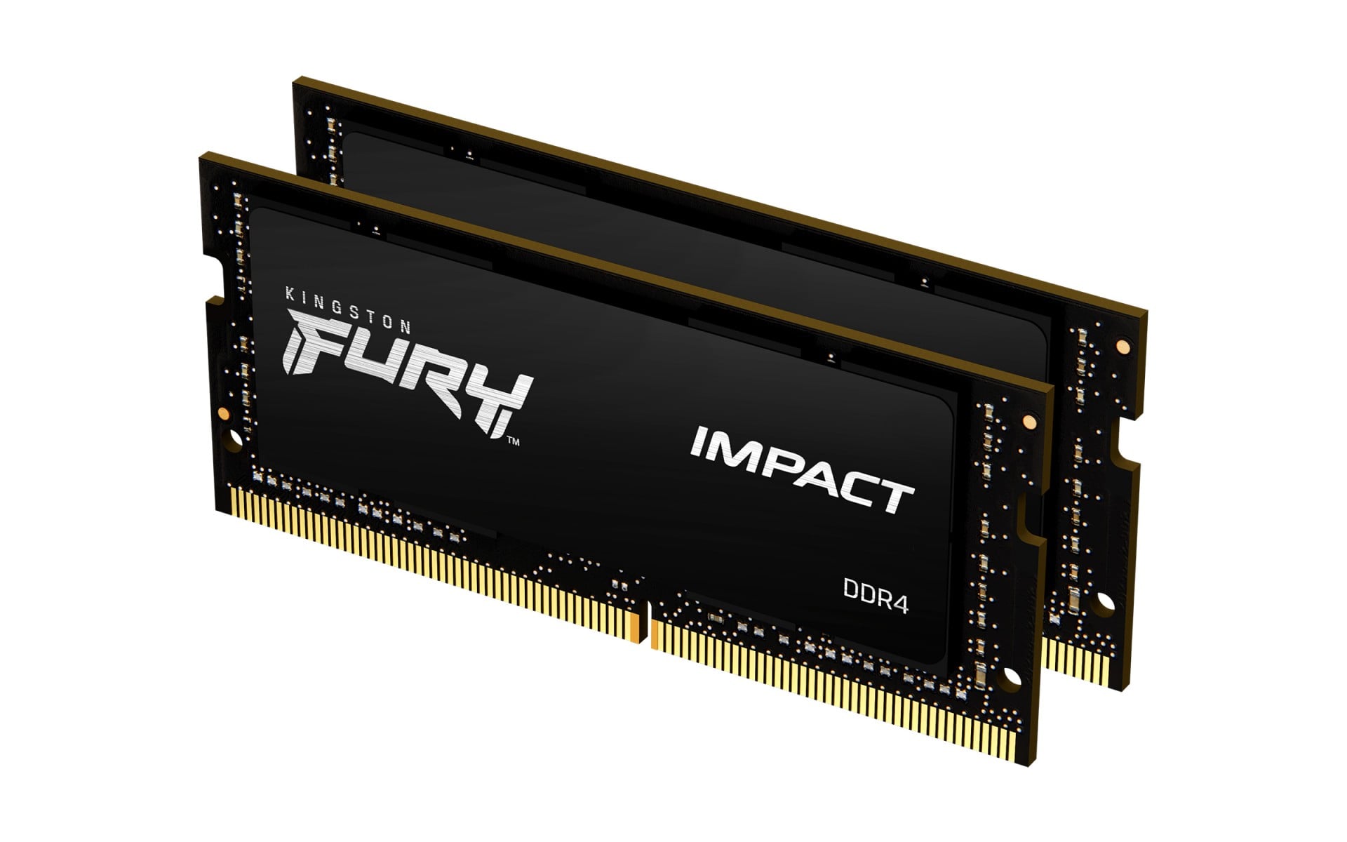 Kingston Fury Impact – DDR4 – Kit – 64 GB 2 x 32 GB – SO DIMM 260-pin – 3200 MHz – 64 GB – DDR4 (KF432S20IBK2/64)