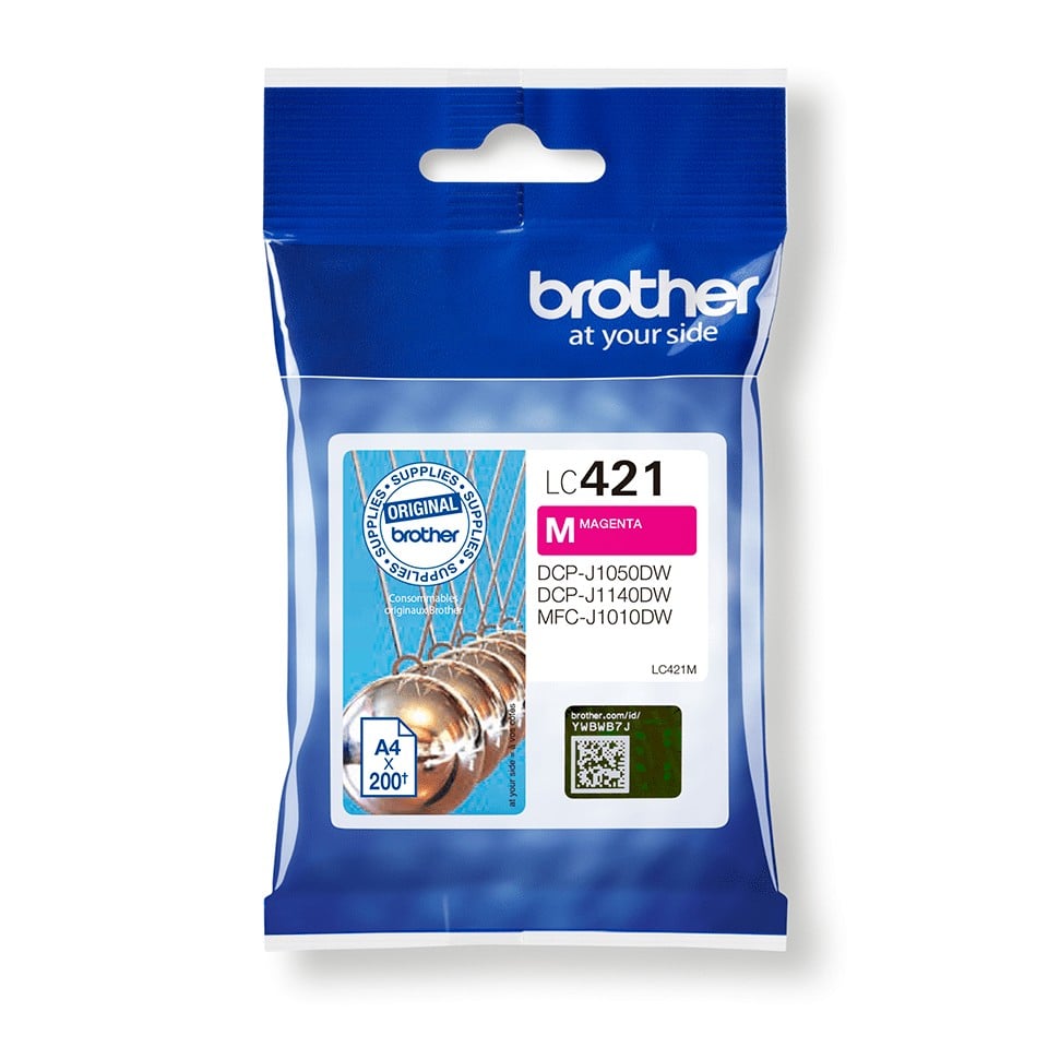 BROTHER 200-page standard capacity Magenta ink cartridge for DCP-J1050DW / MFC-J1010DW / DCP-J1140DW