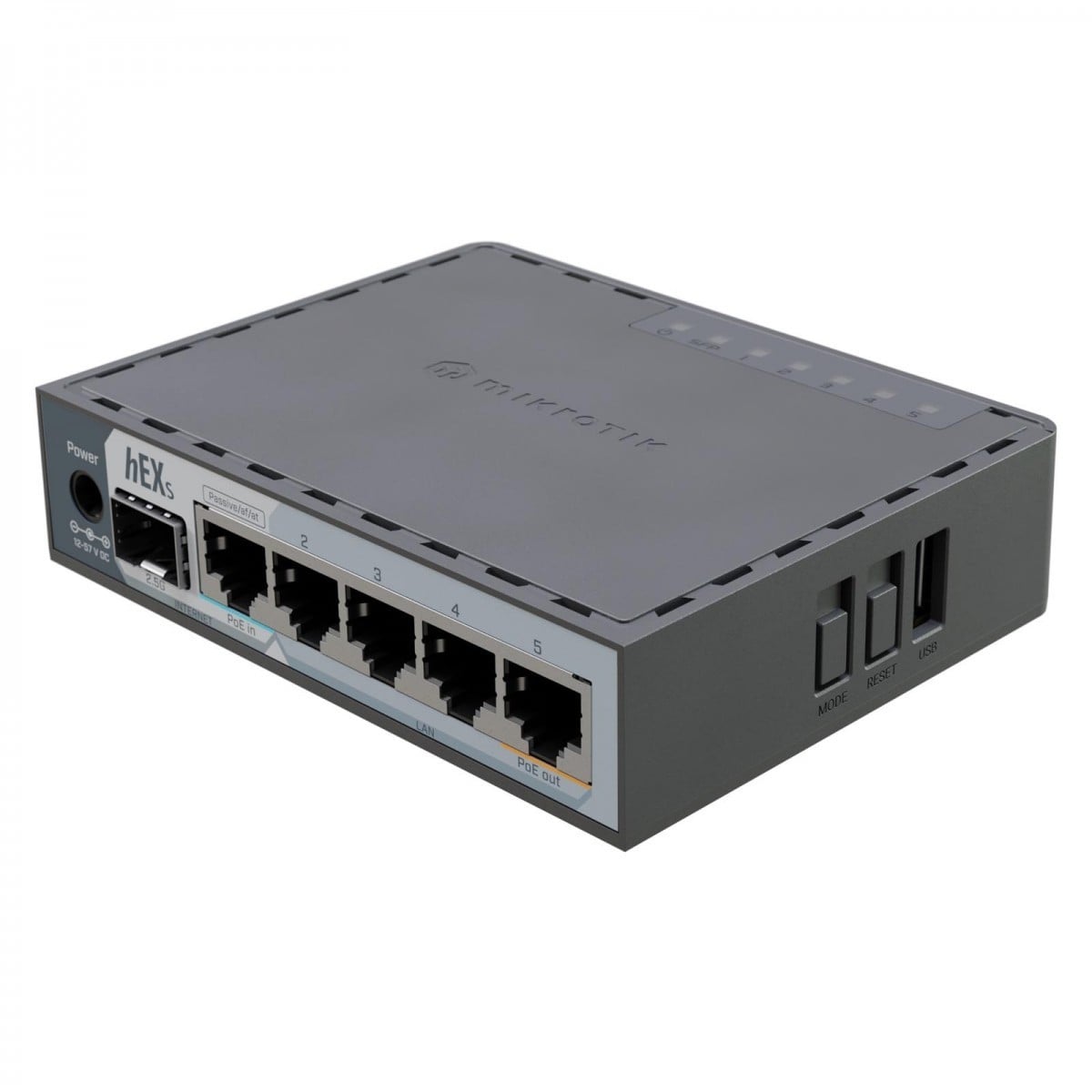 Mikrotik hEX S (2025 version) with RouterOS L4, desktop case