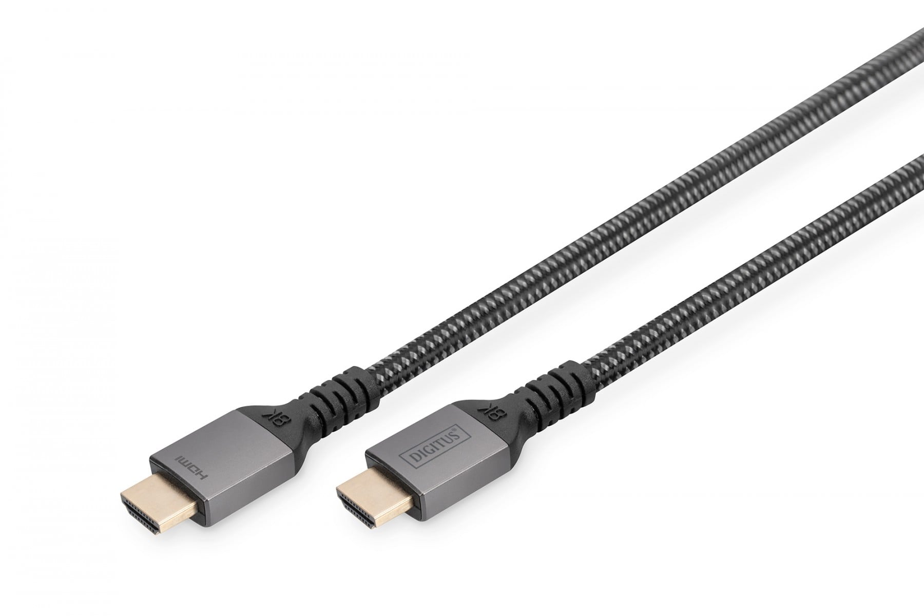 8K PREMIUM HDMI 2.1 Connection cable Aluminum Housing ,Gold plated, Support 8K/60HZ 1m