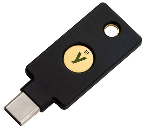 YubiKey 5C NFC Hardware Security Key
