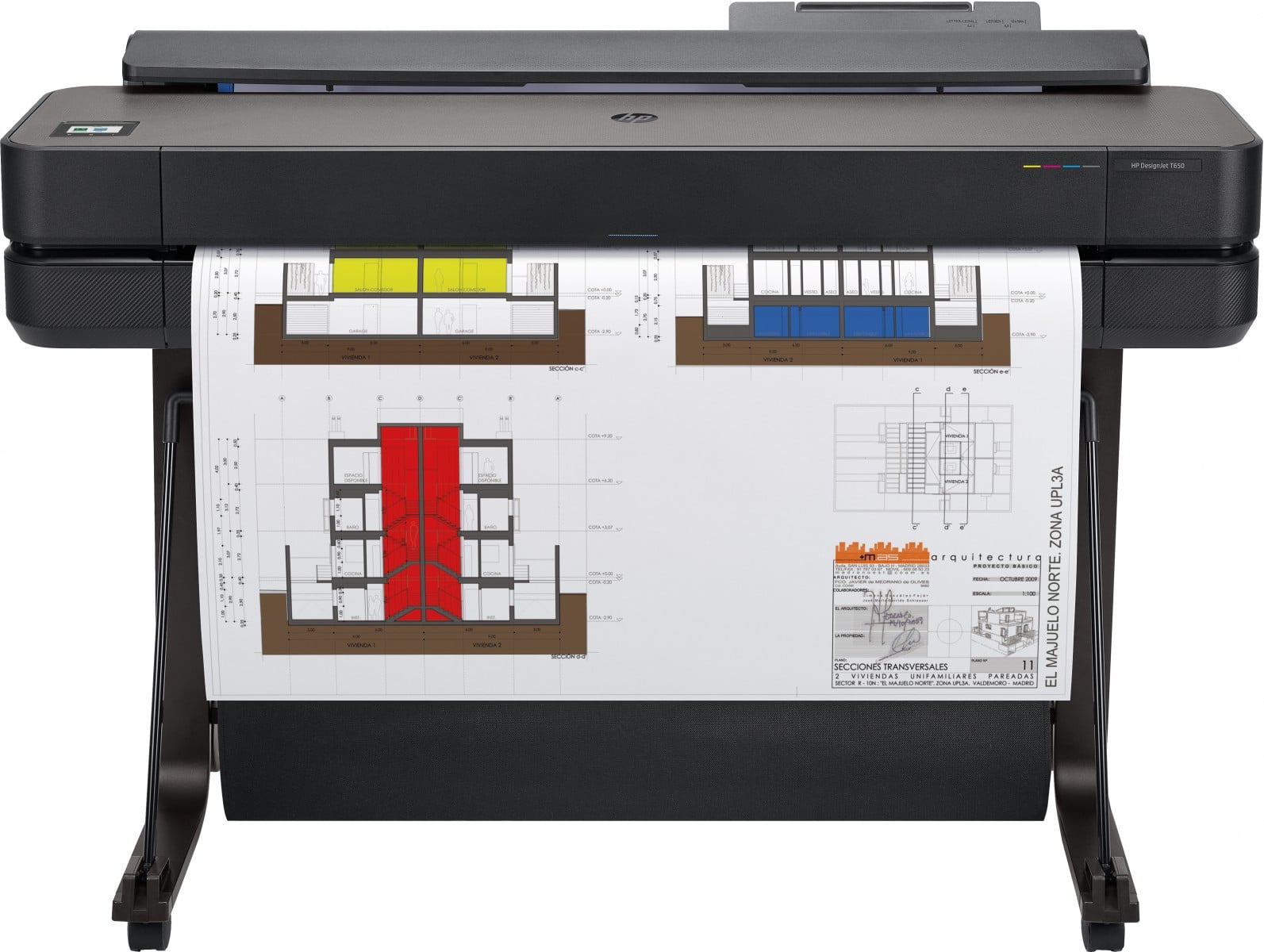 HP DesignJet T650 36″ 2400 x 1200 DPI A0 Wi-Fi USB LAN