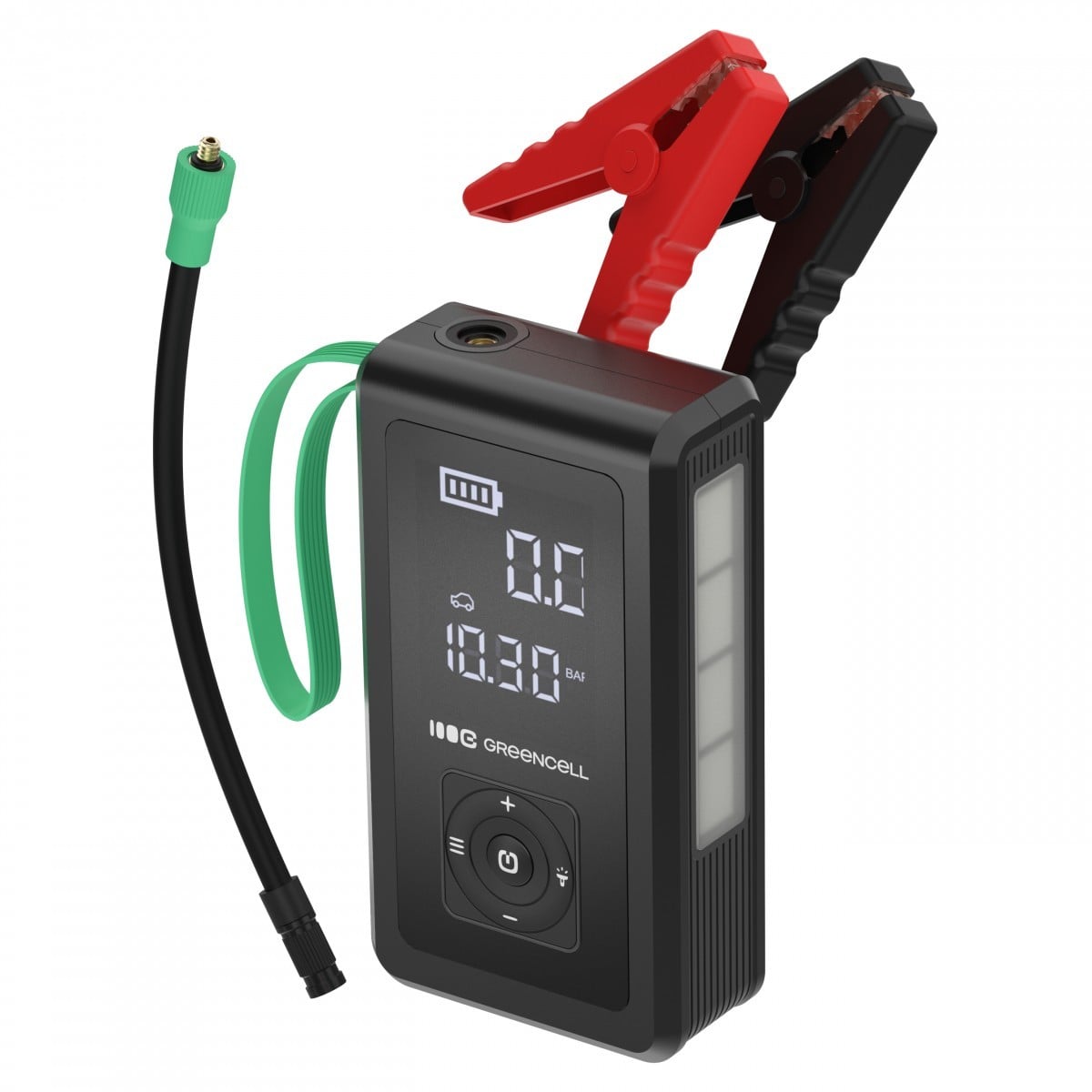 Green Cell CJSGC03 PowerBoost Air Jump Starter Powerbank for car with Air Compressor 29.6Wh 1000A