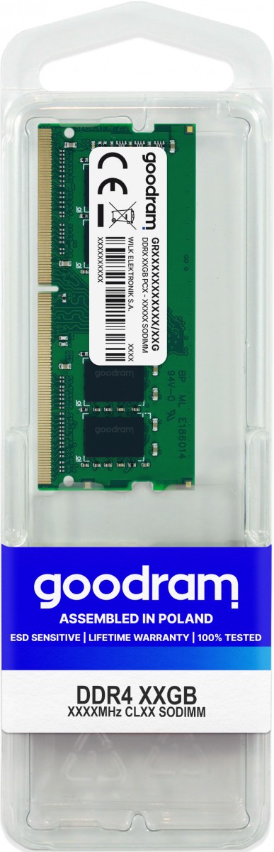 Goodram GR3200S464L22/16G memory module 16 GB 1 x 16 GB DDR4