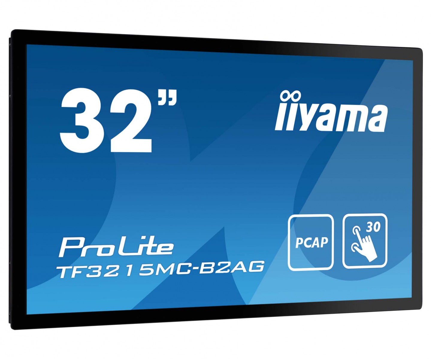 IIYAMA TF3215MC-B2AG 32inch PCAP Anti-Glare Bezel Free 30-Points Touch Screen 1920×1080 AMVA3 panel VGA HDMI DisplayPort panel