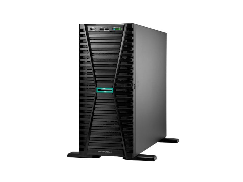 HPE ProLiant ML110 Gen11 Intel Xeon Silver 4510 2.4GHz 12c 1P 32GB-R 4LFF 2x4TB HDD 2x1000W PS EU Server