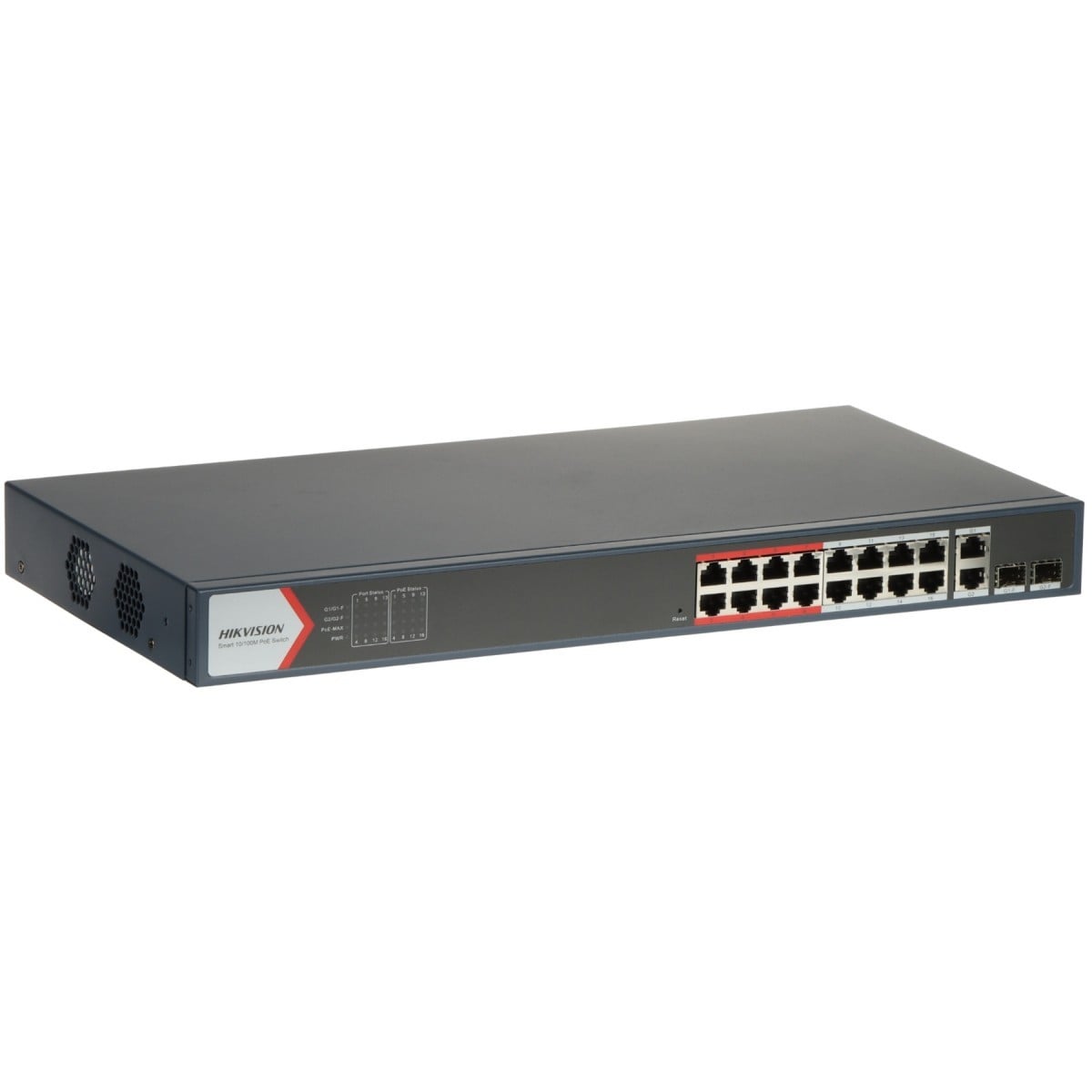 Hikvision DS-3E1318P-EI(B) 16 Port Fast Ethernet Smart POE Switch