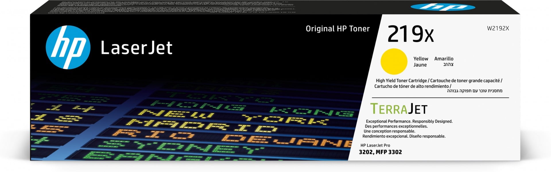 HP 219X original toner – yellow (W2192X)