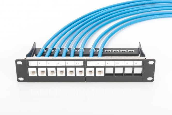 CAT 6A U-UTP installation cable, 500 MHz Dca (LSZH-1), AWG 23/1, 100 m drum, sx, blue
