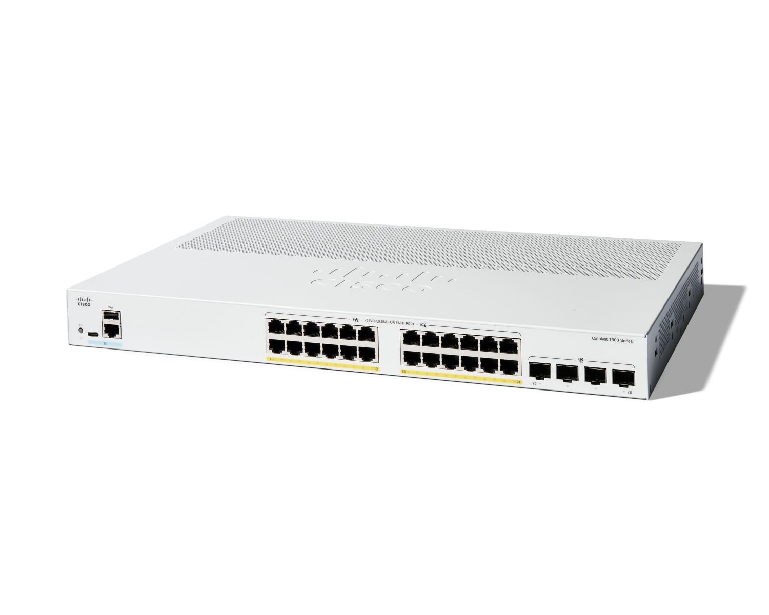 Cisco C1300-24P-4G Catalyst 1300 Managed Switch 24 Port PoE Gigabit Ethernet