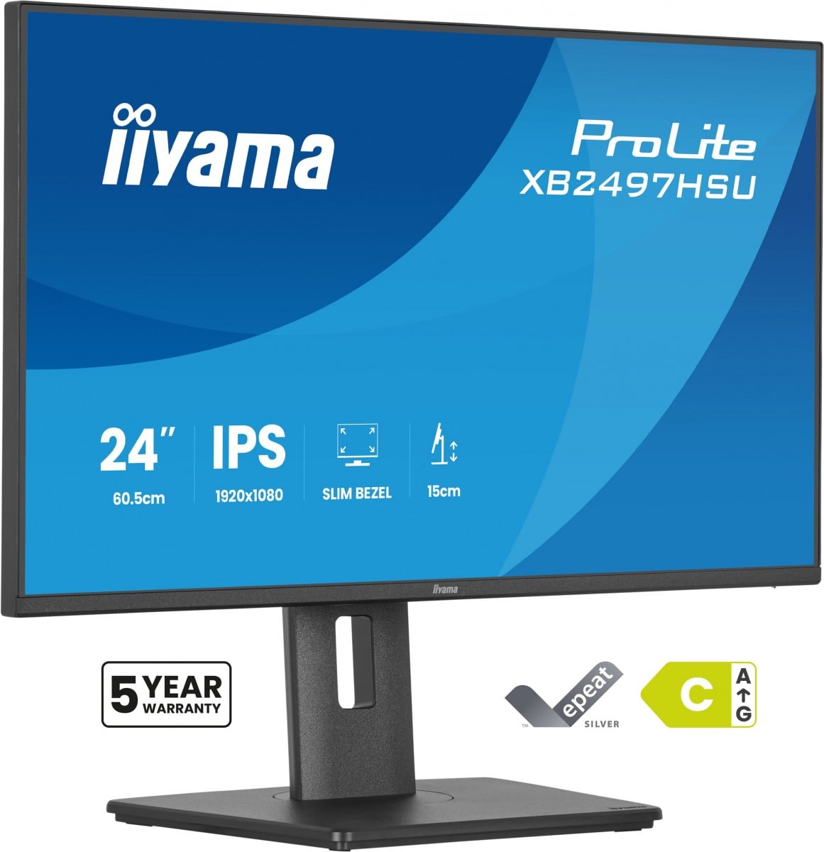 iiyama ProLite XB2497HSU-B1 computer monitor 23.8″ 1920 x 1080 pixels Full HD LED Black