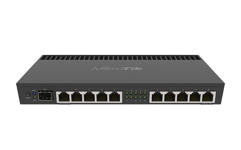MikroTik RB4011iGS+RM Ethernet Router (RB4011IGS+RM)