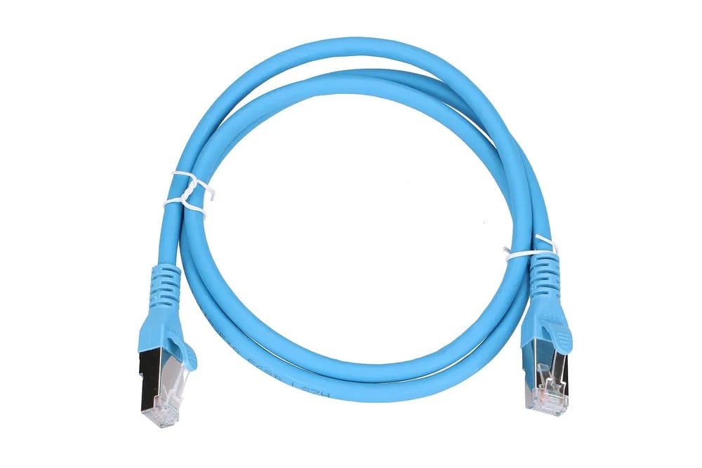 Extralink Kat.6A S/FTP 1m | LAN Patchcord | Copper twisted pair, 10Gbps