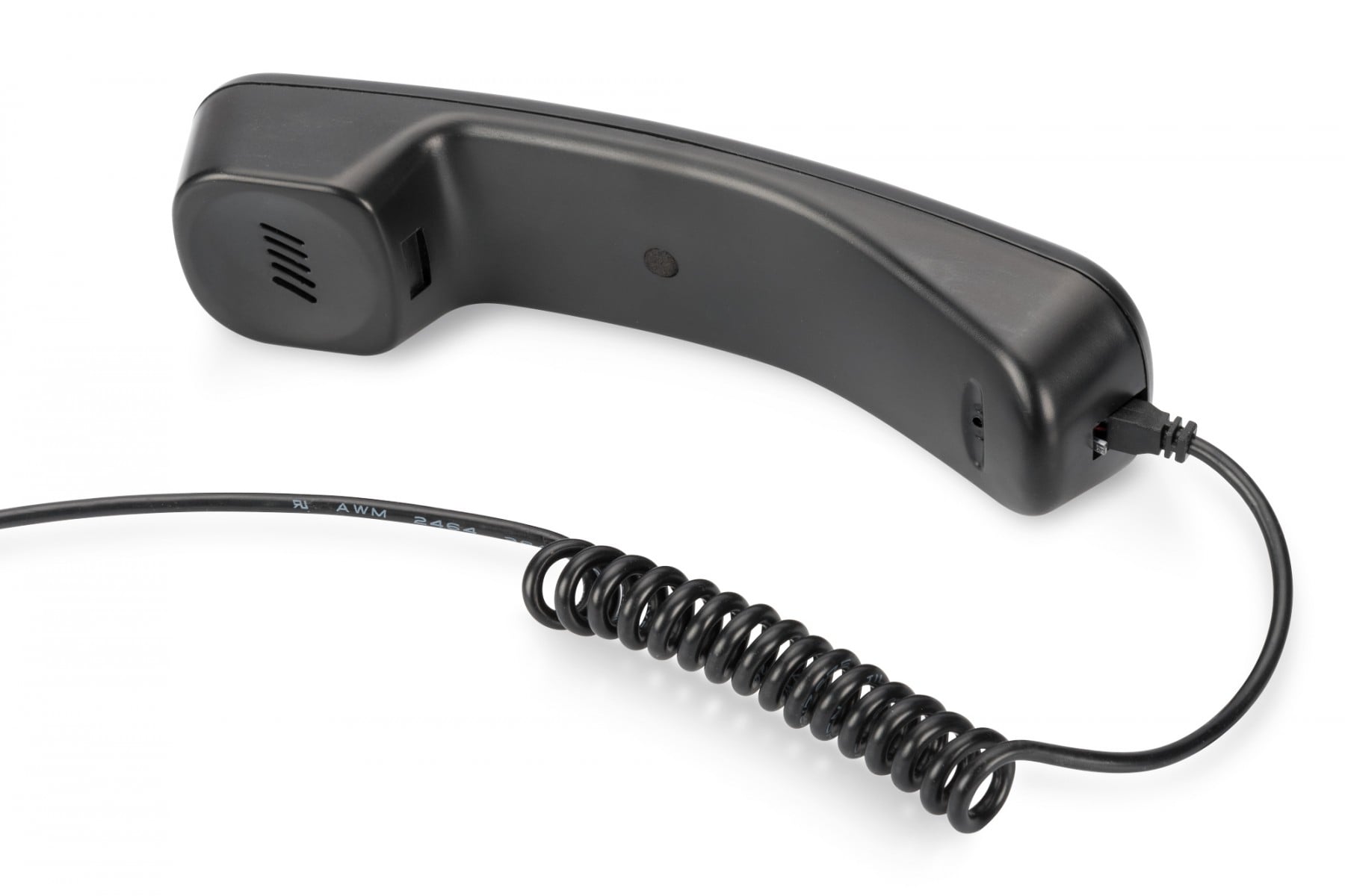 USB telephone handset USB A male-RJ10, cable lenght: 1.80-1.90m
