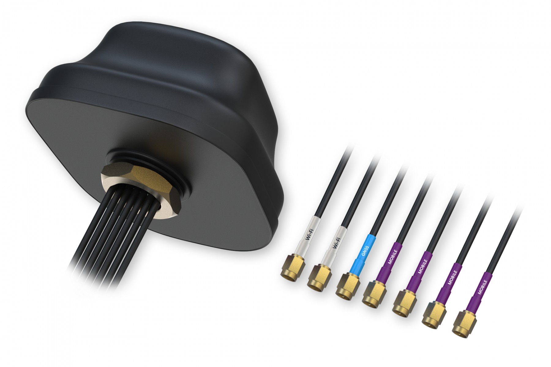 Teltonika 5G COMBO MIMO Mobile/GNSS/WIFI ROOF SMA antenna