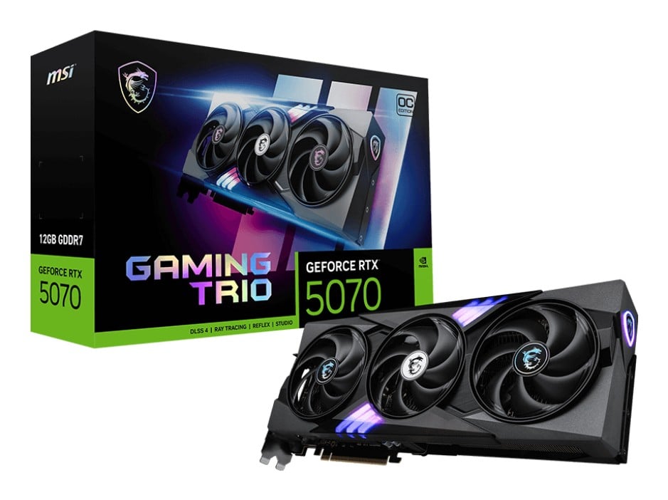 MSI GeForce RTX 5070 GAMING TRIO OC 12GB DLSS 4